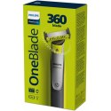 Philips | OneBlade 360 Golarka/Trimmer Do Twarzy i Ciała | QP2830/20 | Czas Pracy (max) 60 min | Mokra i Sucha | Jon Litowy | Cz