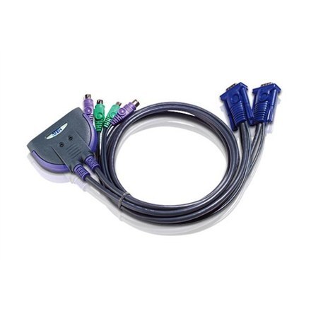 Aten 2-Port PS/2 VGA Cable KVM Switch (0.9m) Aten