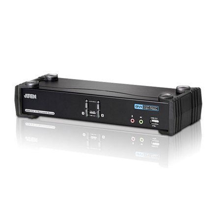 Aten 2-Port USB DVI Dual Link/CH7.1 Audio KVMP Switch Aten