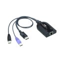 Aten USB DisplayPort Virtual Media KVM Adapter Cable (Support Smart Card Reader and Audio De-Embedder)