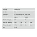 Digitus | Orange Male LC multi-mode 1 m Patch cable Male LC multi-mode Fibre optic