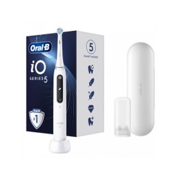 Oral-B | iO5 | Electric Toothbrush | Rechargeable | For adults | ml | Number of heads | Quite White | Number of brush heads incl