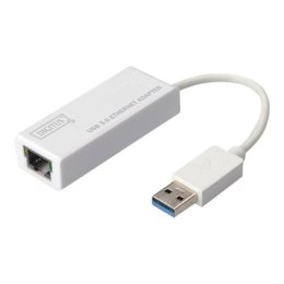 Digitus USB 3.0 to Gigabit Ethernet Adapter USB-A Male, 10/100/1000 Mbps