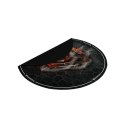 GENESIS Tellur 400 Round Lava Protective Floor Mat, 100cm, Black