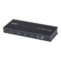 ATEN CS724KM USB Boundless KM Switch - keyboard/mouse/USB/audio switch - 4 ports