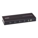 ATEN CS724KM USB Boundless KM Switch - keyboard/mouse/USB/audio switch - 4 ports