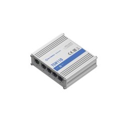 Teltonika | Switch | TSW110 | Niezarządzany | 1 Gbps (RJ-45) portów ilość 5 | 10 Gbps (RJ-45) portów ilość 0 | SFP portów ilość 