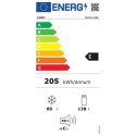 Candy | Chłodziarka | CHCS 514EX | Klasa efektywności energetycznej E | Wolnostojąca | Kombi | Wysokość 151 cm | Pojemność chłod