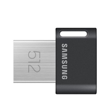 Samsung | FIT Plus | MUF-512AB/APC | 512 GB | USB 3.2 Gen 1 | Szary