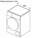 Bosch | Dryer | WQB245ALSN | Freestanding | Heat pump | 9 kg | Class A+++ | LED display | White | 61.3 cm | Wi-Fi