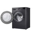 LG F2WR508S2M Washing machine, A, Front loading, Washing capacity 10 kg, Depth 56.5 cm, 1400 RPM, Middle Black | LG | Washing Ma