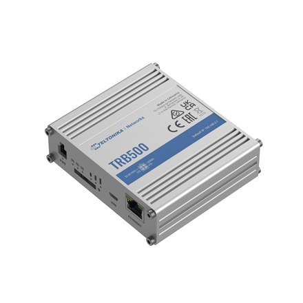 Przemysłowa brama 5G | TRB500 | Brak Wi-Fi | 10/100/1000 Mbit/s | Porty Ethernet LAN (RJ-45) 1 | Obsługa sieci mesh Nie | MU-MiM