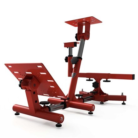 Arozzi Velocità Racing simulator cockpit wheel/pedals stand Red