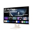 LG | 27SR50F-W | 27 " | IPS | FHD | 16:9 | 60 Hz | 14 ms | 1920 x 1080 pikseli | 200 cd/m² | Porty HDMI w ilości 2 | Biały