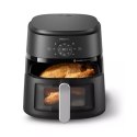 Philips NA231/00 Airfryer, 1700 W, pojemność patelni 6,2 l, czarny, srebrny | Philips Airfryer | NA231/00 | moc 1700 W | pojemno