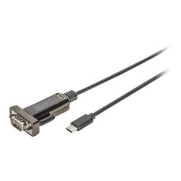 DIGITUS USB Type-C to Serial Adapter | Digitus | DIGITUS DA-70166 - adapter szeregowy - USB-C - RS-232 | DA-70166