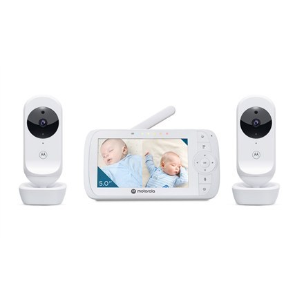 Motorola | Video Baby Monitor - Zestaw dwóch kamer | VM35-2 5.0" | Kolorowy ekran o przekątnej 5,0"; 5 fabrycznie załadowanych k