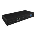 Raidsonic | Icy Box USB 3.2 Gen 1 Notebook DockingStation | IB-DK2251AC | Stacja dokująca | Porty HDMI w liczbie 2