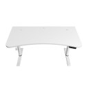 Arozzi Arena Moto Gaming Desk - White