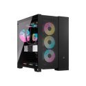 Corsair Dual Chamber PC Case | 66500D AIRFLOW | Black | Mid-Tower | Power supply included No | ATX