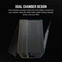 Corsair Dual Chamber PC Case | 66500D AIRFLOW | Black | Mid-Tower | Power supply included No | ATX