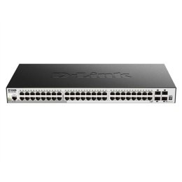 D-Link | Stackable Smart Managed Switch with 10G Uplinks | DGS-1510-52X/E | Managed L2 | Rackmountable | 10/100 Mbps (RJ-45) por