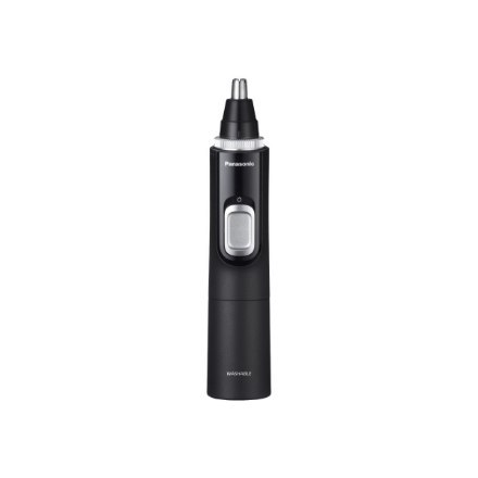 Panasonic ERGN300K503 Wet/Dry Nose & Ear Hair Trimmer with Vortex Cleaning System, Grey