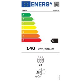 Chłodziarka do wina | 438063 | Klasa efektywności energetycznej G | Wolnostojąca | Pojemność butelek 34 | Czarna