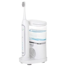 Adler | 2-in-1 Water Flossing Sonic Brush | AD 2180w | Rechargeable | For adults | Number of brush heads included 2 | Number of 