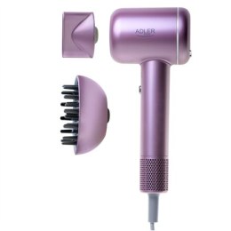 Adler Hair Dryer | AD 2270p SUPERSPEED | 1600 W | Number of temperature settings 3 | Ionic function | Diffuser nozzle | Purple