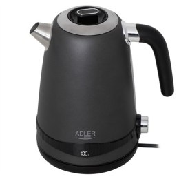 Adler Kettle | AD 1295g SS | Electric | 2200 W | 1.7 L | Stainless Steel | 360° rotational base | Grey