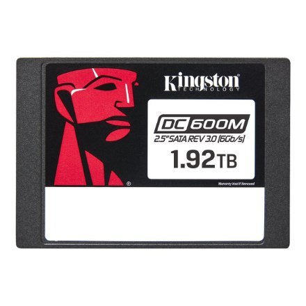 Kingston | Solid state drive | 1.92 TB | DC600M | 2.5" | SATA 6Gb/s