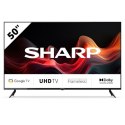 Sharp 50GL4060E 50" (126cm) 4K Ultra HD Smart Google Frameless TV, Dolby Vision, Dolby Atmos, Google Assistant