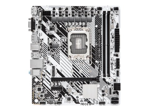 ASRock | H610M-HDV/M.2+ D5 | Processor family Intel | Processor socket LGA1700 | DDR5 DIMM | Supported hard disk drive interface