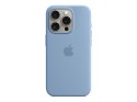 Apple | Silicone Case with MagSafe | Case with MagSafe | Apple | iPhone 15 Pro | Silicone | Winter Blue