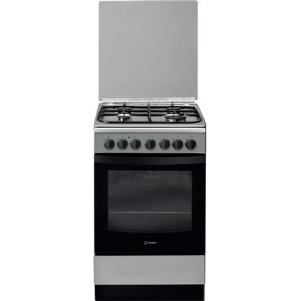 INDESIT Cooker | IS5G5PHX/E/1 | Hob type Gas | Oven type Electric | Stainless steel | Width 50 cm | Grilling | Depth 60 cm | 60 