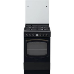 INDESIT Cooker | IS5G8MHA/E/1 | Hob type Gas | Oven type Electric | Anthracite | Width 50 cm | Grilling | Depth 60 cm | 60 L