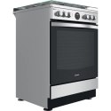 INDESIT Cooker | IS67G8CHX/E/1 | Hob type Gas | Oven type Electric | Stainless steel | Width 60 cm | Depth 60 cm | 73 L