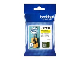 Brother LC421XLY Ink Cartridge, Yellow