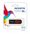 ADATA | C008 | 16 GB | USB 2.0 | Black/Red