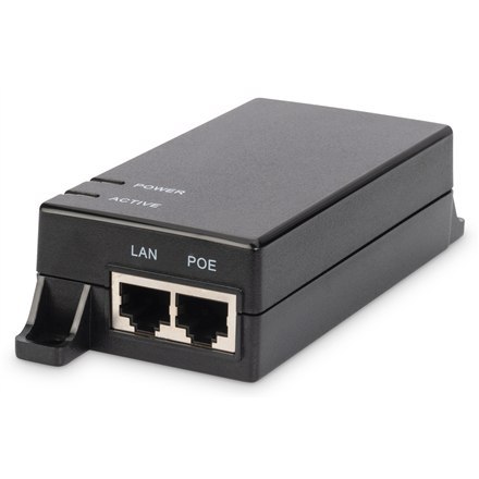 Digitus | Gigabit Ethernet PoE Injector | DN-95102-1 | 10/100/1000 Mbit/s | Ethernet LAN (RJ-45) ports 1xRJ-45 10/100/1000 Mbps 