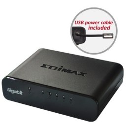 Edimax Switch ES-5500G V3 Unmanaged, Desktop, 1 Gbps (RJ-45) ilość portów 5, typ zasilania Single