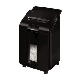 Fellowes AutoMax | 100M | Mini-cut | Shredder | P-4 | T-4 | Credit cards | Staples | Paper clips | Paper | 23 litres | Black