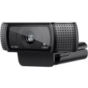 Logitech C920 Black, do 1920 x 1080 pikseli, 720p, 1080p, USB 2.0, port USB