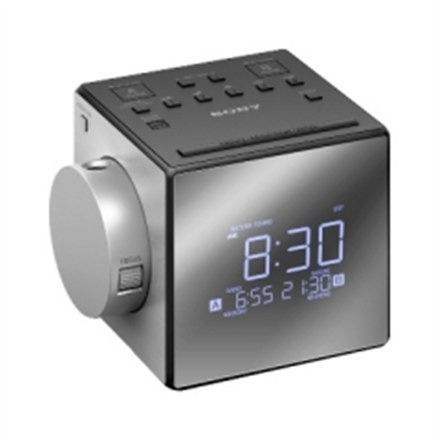 Sony | ICF-C1PJ | Clock Radio with Time Projector | Silver