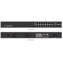 Ubiquiti | EdgeSwitch | ES-16-150W | Web managed | Rackmountable | 1 Gbps (RJ-45) ports quantity 16 | SFP ports quantity 2 | 12 