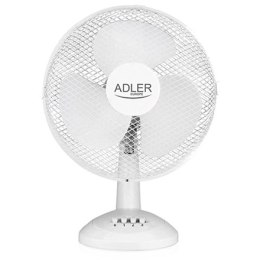 Adler | AD 7304 | Desk Fan | White | Diameter 40 cm | Number of speeds 3 | Oscillation | 45 W | No