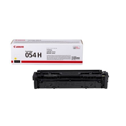 Canon 054 H Toner cartridge, Yellow