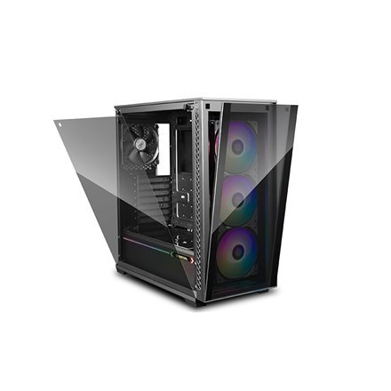 Deepcool | MATREXX 70 ADD-RGB 3F | Side window | Black | E-ATX | Power supply included No | ATX PS2 (Length less than 200mm)