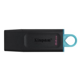 Kingston | GB | DataTraveler Exodia USB Flash Drive | 64 GB | USB 3.2 Gen 1 | Czarny/Niebieski